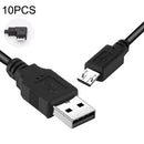 10PCS Driving Recorder Power Cord USB Car Charger Buck Line, Style: 3.5m+2A(Android Right Bend)