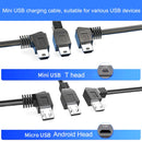 10PCS Driving Recorder Power Cord USB Car Charger Buck Line, Style: 3.5m+1A(Mini Straight Head)