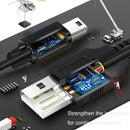 10PCS Driving Recorder Power Cord USB Car Charger Buck Line, Style: 30cm+2.5A(Mini Left Bend)