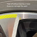 10 Sets Car Wheel Reflective Stickers 3D Personal Decoration Tire Warning Stickers(Fluorescence )