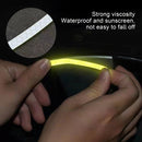 10 Sets Car Wheel Reflective Stickers 3D Personal Decoration Tire Warning Stickers(Blue)