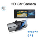 R300M Dual Lens GPS Driving Recorder HD Car Camera, Style: Without Card(Double 720P +GPS)