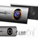 R300M Dual Lens GPS Driving Recorder HD Car Camera, Style: Without Card(Double 720P +GPS)