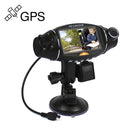 R310M Dual-lens Driving Recorder GPS Car Camera Network Car Recorder(720P x 2+GPS)