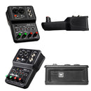 TEYUN Q-12 Computer Recording Sound Card USB Drive-free Recording Arranger(Black)