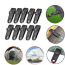 Outdoor Camping Windproof Canopy Fixed Tent Clip Rope Buckle Quick Hanging Set 10 Clips+10 Ropes