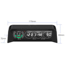 Car HUD Water Temperature Motor Speed Voltage Meter Horizontal Slope Balancer(X88 English Version)