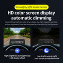 Car HUD Water Temperature Motor Speed Voltage Meter Horizontal Slope Balancer(X88 English Version)