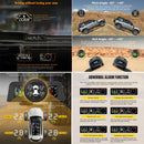 Car HUD Altitude Compass Speed Table GPS+Beidou Overspeed Alarm, Style: Built-in Sensor