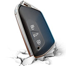 Frosted Transparent Key Case for Volkswagen Golf 8(Transparent)