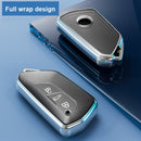 Frosted Transparent Key Case for Volkswagen Golf 8(Transparent)