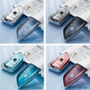 Transparent TPU Car Key Case For BMW Blade Style(Transparent)