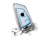 Transparent TPU Car Key Case For BMW Blade Style(Transparent)
