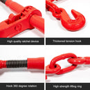 Ratchet Tightening Rigging Truck Chain Tensioner Manual Car Sealer, Specification: 1/4-5/16