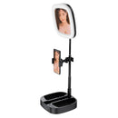 G4 Desktop Folding Portable Fill Light Live Broadcast Bracket(Black)