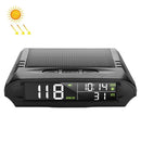 Car Solar HUD Tire Pressure Monitoring GPS Speed Time Altitude Table(Black)