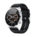 ME88 1.32 Inch Heart Rate Sleep Monitoring Smart Watch(Silver Silicone)