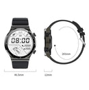ME88 1.32 Inch Heart Rate Sleep Monitoring Smart Watch(Silver Silicone)