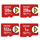 Lexar LSDMI High-Speed TF Card Game Console Memory Card, Capacity: 512GB(Red)