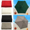 Polyester Parasol Replacement Cloth Round Garden Umbrella Cover, Size: 2m 6 Ribs(Khaki)