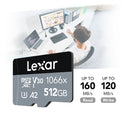 Lexar LKSTF1066X High-Speed TF Card Motion Camera Surveillance Recorder Memory Card, Capacity: 64GB