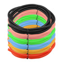 10PCS Motorcycle Modification Oil Pipe Rubber Gasoline Pipe, Length: 1m(Orange)