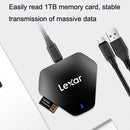 Lexar LRWR500 3 In 1 TF Card SD Card CF Card Multi-Function USB3.1 Card Reader(Black)