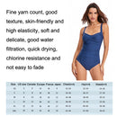 DS02 Ladies Suspender Conservative Triangle One-Piece Swimsuit With Chest Pad, Size: M(Black Flower)