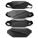 MARK RYDEN Small Chest Bag Men Casual Sports Messenger Bag Shoulder Bag(Elegant Black 7999)