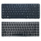 US Version Keyboard For HP Elitebook 840 G1/850 G1/840 G2/ZBook 14(Silver Frame with Backlight)