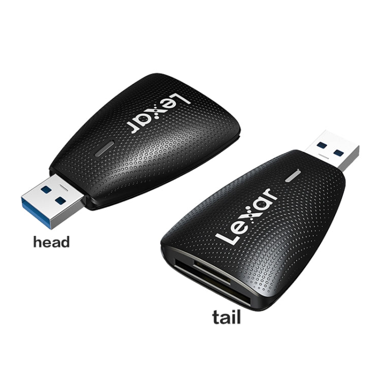 Lexar LRW450U 2 In 1 USB3.1 High Speed Computer Card Reader(Black)