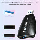 Lexar LRW450U 2 In 1 USB3.1 High Speed Computer Card Reader(Black)