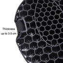 Shock-Absorbing Breathable Honeycomb Motorcycle Seat Cushion, Specification: PE Bag+Mesh Cover
