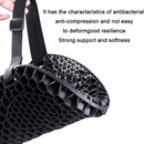 Shock-Absorbing Breathable Honeycomb Motorcycle Seat Cushion, Specification: PE Bag+Mesh Cover