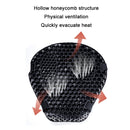 Shock-Absorbing Breathable Honeycomb Motorcycle Seat Cushion, Specification: PE Bag Package