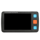 5.0 inch Portable HD Electronic Vision Aid Low Vision Magnifying Glass Reader, US Plug(Black)