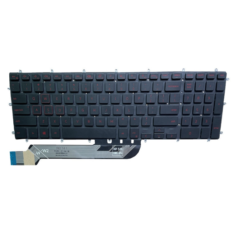 US Version Keyboard For Dell Inspiron 15-7566 5567 7567 5565 5570 7577 P65F(White with Backlight)