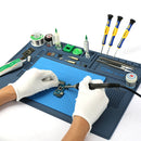 BAKU BA-695 2 in 1 TPR+Silicone Computer Phone Repair Desk Mat Heat Resistant Insulation Mat