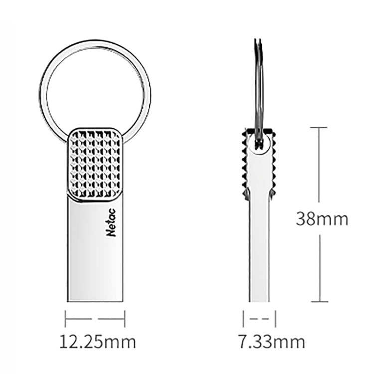 Netac U276 Car Computer Encrypted Lettering USB Flash Drive, Capacity: 64GB