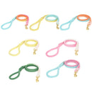Gradient Dyed Woven Cotton Rope Pet Collar Neck Sleeve Leash(Dark Green)