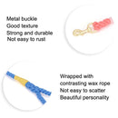 Pet Traction Rope Hand Knitted Cotton Dog Leash(Peach Pink)