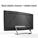 TV Dust Cover Elastic Cloth Hanging Dust Cover,Size: 55 -inch Black