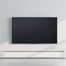 TV Dust Cover Elastic Cloth Hanging Dust Cover,Size: 55 -inch Black