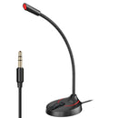 F12 Metal Hose Meeting Desktop Microphone, Spec: 3.5 Version (Black)