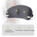Memory Foam Car Lumbar Cushion Driving Seat Cushion(Gray)