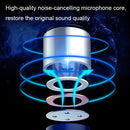 F18 Dual Interface Computer Microphone with Phone Stand Function(3.5 Version Black Blue)