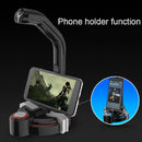 F18 Dual Interface Computer Microphone with Phone Stand Function(3.5 Version Black Blue)