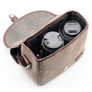 Casual SLR Camera Canvas Crossbody Bag(Blue)
