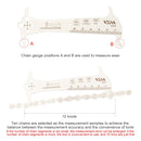 2 PCS VXM 3 In 1 Stainless Steel Mountain Bike Road Bike Chain Gauge
