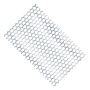 Honeycomb Rear Tail Light Reflective Decorative Sticker 48x30cm(Silver)